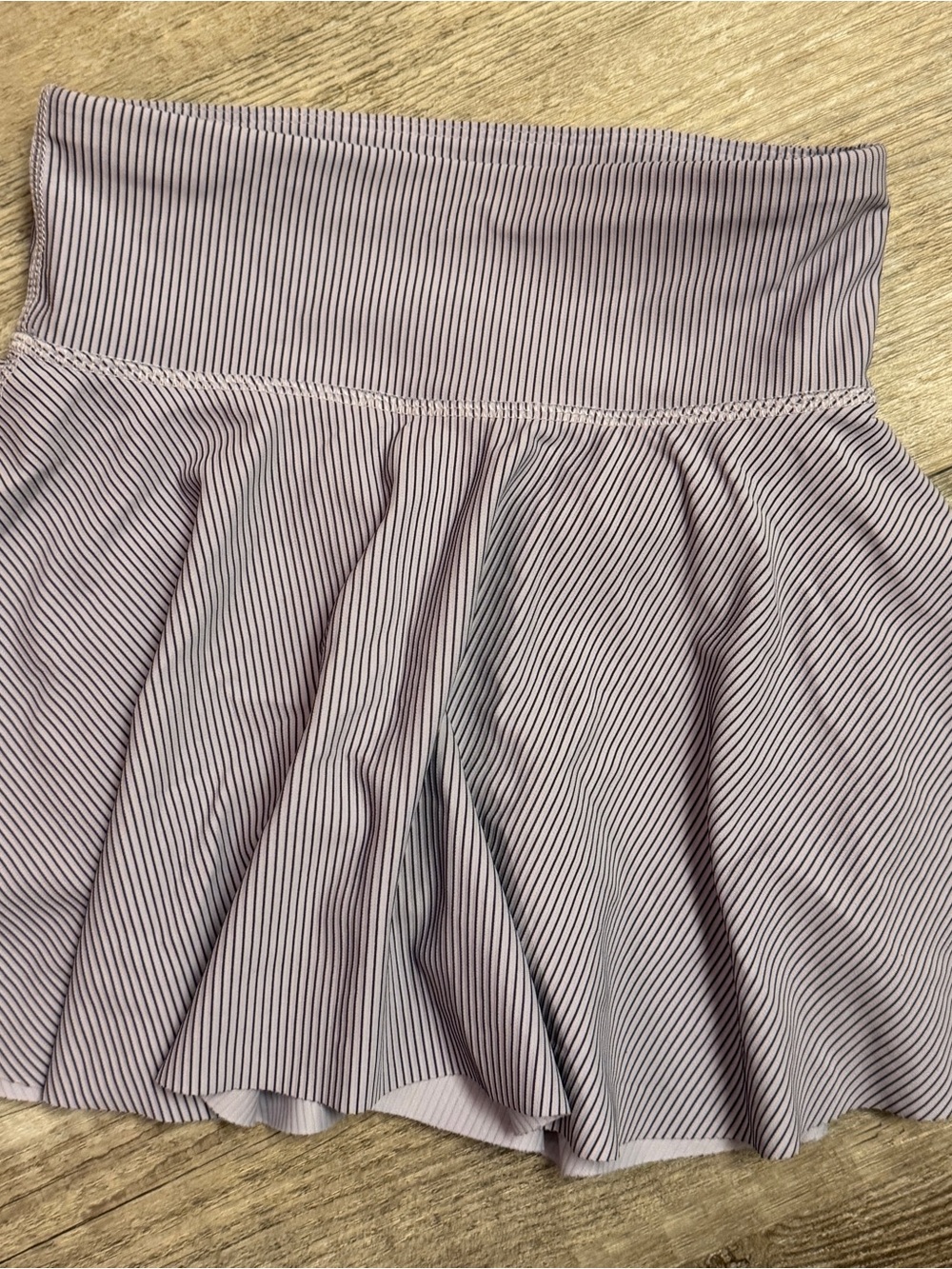 Old Navy Lavender & White Striped Girls Skort